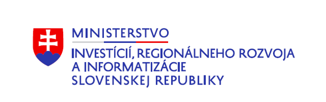 Logo - ministerstvo investícií, regionálneho rozvoja a informatizácie Slovenskej republiky